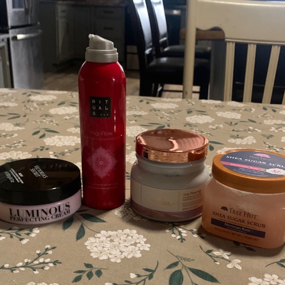 Body Cream, Body Butter, Body Scrub and Shower Gel